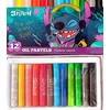 Colorino Aliejinės kreidelės Stitch, 12 spalvų