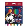 Colorino Flomasteriai 12 spalvų Football