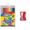 Colorino Jumbo pieštukinės kreidelės 12 spalvų + drožtukas