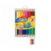 Colorino Kids dideli apvalūs pieštukai su pieštuku 12 vienetų 24 spalvų - Patio
