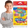 Colorino Kids dvipusiai flomasteriai, 10 spalvų