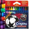 Colorino Vaškinės kreidelės 12 spalvų Football
