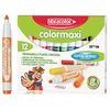 Colormaxi markeriai 12 spalvų Fibracolor