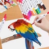 Colours 48x MARKERY AKWARELOWE MAZAKI PISAKI FLAMASTRY WODNE DWUSTRONNE Rinkinys