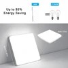Comely Lampa sufitowa Led 48W 30x30cm zimna biel 6500K IP44 balta
