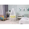 ComfortBaby Ochraniacz do łóżeczka WARKOCZ WELUR 240 cm ŁÓŻECZKO 7w1 žalia balta