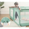 COMOMY Kojec Box dla Dzieci Suchy Baseinas Plac Zabaw XXL 200x180x66cm + Piłki
