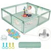 COMOMY Kojec Box dla Dzieci Suchy Baseinas Plac Zabaw XXL 200x180x66cm + Piłki