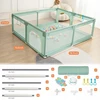 COMOMY Kojec Box dla Dzieci Suchy Baseinas Plac Zabaw XXL 200x180x66cm + Piłki