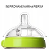 COMOTOMO - 2 silikoniniai buteliukai nuo pilvo dieglių MOM'S BREAST 250 ml Žalioji...