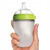 COMOTOMO - 2 silikoniniai buteliukai nuo pilvo dieglių MOM'S BREAST 250 ml Žalioji...