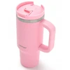 Contigo Streeterville termosinis puodelis su šiaudeliu, 880 ml, braškių kremo spalvos