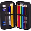 Cool Pack Coolpack Jumper Mokyklinis Pieštukų Dėklas su Įranga - Rožinis Abstrakcija