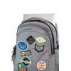 Cool Pack Coolpack Junior plecakas ant ratukų 24l su aplikacijomis pilkas