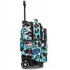 Cool Pack Coolpack kuprinė su ratukais 24l, mėlyna su kariniais motyvais