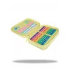 Cool Pack Dviejų skyrių stilizuotas pieštukinės dėklas, CoolPack, pastelinės pudros geltonos spalvos