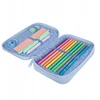 Cool Pack Dviejų skyrių stilizuotas pieštukinės dėklas, CoolPack, pastelinės pudros mėlynos spalvos