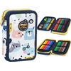 Cool Pack Forminis dviejų skyrių penalas su priedais CoolPack Jumper 2 Pucci F066699