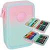 Cool Pack Forminis dviejų skyrių penalas su priedais CoolPack Jumper 2 Gradient Strawberry F066754