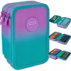 Cool Pack Forminis trijų skyrių penalas su priedais CoolPack Jumper 3 Gradient Blueberry E67505