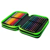 Cool Pack Forminis trijų skyrių penalas su priedais CoolPack Jumper 3 Badges B Pilkas