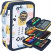 Cool Pack Forminis trijų skyrių penalas su priedais CoolPack Jumper 3 Pucci F067699