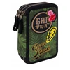 Cool Pack Forminis trijų skyrių penalas su priedais CoolPack Jumper 3 Badges G Žalias