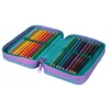 Cool Pack Forminis trijų skyrių penalas su priedais CoolPack Jumper 3 Gradient Blueberry E67505