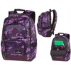 Cool Pack Merginų mokyklinė kuprinė Coolpack Unit Camo Violet 26l