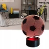 Coolstaff Lampka Na Biurko Kamuolys Led 3D Kolorowe Światło Lampa Dla Dzieci USB + Pilot