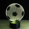 Coolstaff Lampka Na Biurko Kamuolys Led 3D Kolorowe Światło Lampa Dla Dzieci USB + Pilot