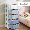 Coolstaff Organizer Plastikowy Duży Lentyna Pojemnik Na Žaislai i Priedai 5 Szuflad
