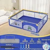 Costway KOJEC vaikams dziecięcy Žaidimų aikštelė su wejściem składany su siatką 200x180