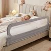 Costway Składana barierka ochronna do łóżka vaikams BS10056GR