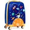 Kelioninis Costway vaikiškas lagaminas 30 l mėlyna, oranžinė
