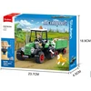 Country Farm 707 traktorius su priekaba el Klocki Sluban M38-B1392