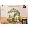 Craft Co MINIATŪRINIS MEDINIS ŠILTNAMIUS KAVININIS NAMAS SU LED APŠVIETIMO