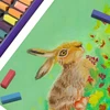 Craft Sensations 24 minkštų pastelinių kreidelių rinkinys – meno kūrybai
