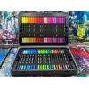 Craft Sensations Flamastry 48 vnt dwustronne pisaki cienkopisy pędzelkowe markery etui Art