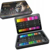 Craft Sensations Flamastry 48 vnt dwustronne pisaki cienkopisy pędzelkowe markery etui Art