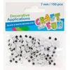 Craft With Fun Dekoratyvinės akytės vaikams, 150 vnt.
