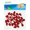 Craft With Fun Dekoratyvinės medinės boružėlės lipnios 13 mm, 35 vnt.
