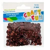 Craft With Fun Mėtiniai apvalūs blizgučiai 8mm, 14g, dekoravimui