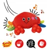 CRAWLING CRAWL Smily Play Interactive Vibrates Sounds Raudona 3m+