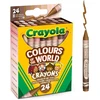 Crayola, Inc. Crayola Colours of the World vaško kreidelės, 24 spalvos