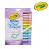Crayola, Inc. Crayola Super Tips Markers žymekliai vaikams, plaunama pastelė, 20 vnt.