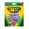 Crayola, Inc. Crayola Ultra-clean vaško kreidelės vaikams, 8 spalvos