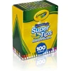 Crayola, Inc. PLAUNAMI ŽYMĖKLAI CRAYOLA SUPERTIPS MARKERS 100 Vnt