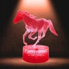 Creative Lampka Dziecięca Zwierzątka Koń Dla Fana Prezent Nocna Kolorowa LED