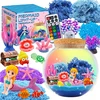 Creative Mermaid rinkinys mergaitėms, kinetinis smėlis, naktinė lempa, pasidaryk pats